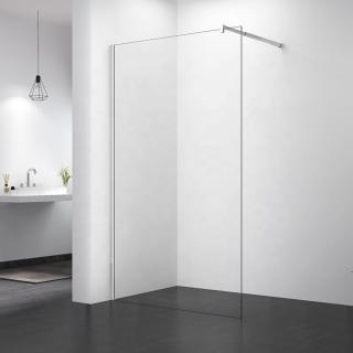 SaniArt Átlátszó üveges walk-in zuhanyfal 100cm x 200cm , Nano bevonat 8mm vastag