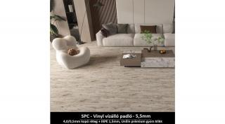 SPC - Vinyl padló 2,25m2/csomag "Krémfa" Prémium / Kérjen egyedi árat a kiszállításra!