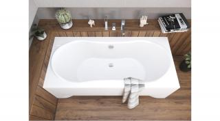 Zofia 170 cm x 80 cm egyenes kád - prémium minőség - ajándék kádlábbal