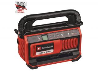 Einhell PRESSITO 18/25 akkus kompresszor, 18V, 25L, 11bar (akku és töltő nélkül)