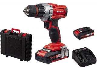 Einhell PXC TE-CD 18/2 Li Kit akkus fúró-csavarozó szett, 44Nm, 18V, 1.5Ah (akkuval és töltővel)