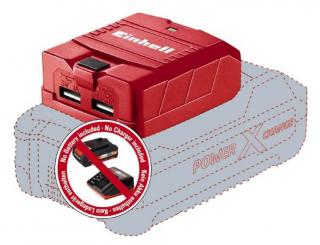 Einhell PXC TE-CP 18 Li USB-Solo akkus USB adapter, 18V (akku és töltő nélkül)