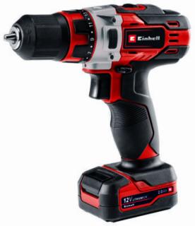 Einhell TE-CD 12/1 Li akkus fúró, 30Nm, 12V, (1x2,0Ah akkuval és töltővel)