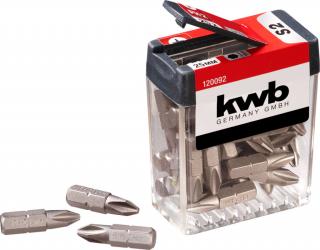 KWB Basic S2 PH2 bit, standard csavarokhoz, 25mm, 25db