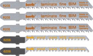 KWB Premium Bi-metal Jigsaw Blade szúrófűrészlap szett, 5db