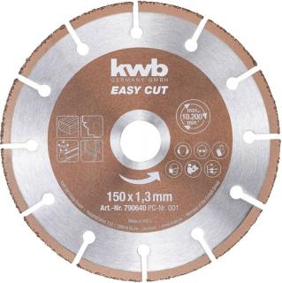 KWB Profi Easy Cut TCG volfram-karbid darabolótárcsa, 150x22.23x1mm