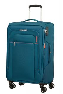 American Tourister CROSSTRACK 4-kerekes bővíthető bőrönd 68x42x28/30cm, kék