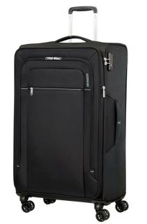 American Tourister CROSSTRACK 4-kerekes bővíthető bőrönd 79x46x30/32cm, fekete