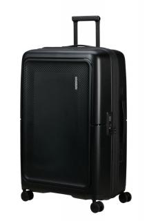 American Tourister Dashpop 4-kerekes keményfedeles bővíthető bőrönd 77 x 50 x 30/33 cm, fekete