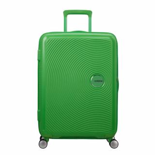 American Tourister Soundbox 4-kerekes keményfedeles bővíthető bőrönd 67 x 46.5 x 29/32 cm, zöld