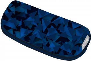 Belmil keményfedeles tolltartó, Wolf Mosaic Blue