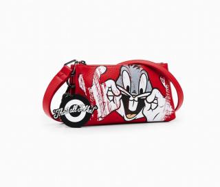 Desigual női divattáska, Bag Bugs Bunny Dortmund Baby, piros