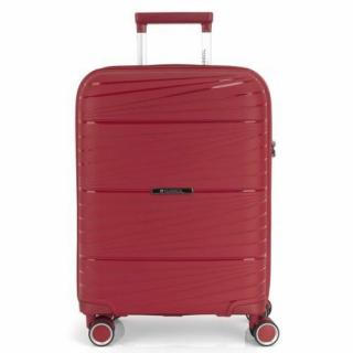 Gabol Kiba 4-kerekes Keményfedeles bőrönd, 66x45x28/32cm, Piros