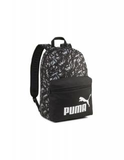 Puma Phase AOP hátizsák, fekete, szürke mintás