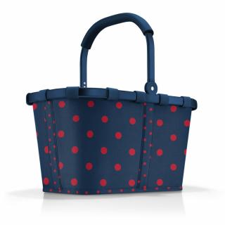 Reisenthel Carrybag frame kosár, mixed dots red