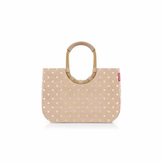 Reisenthel Loopshopper L FRAME, metallic dots coffee