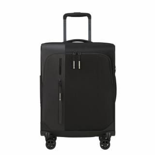 Samsonite Biz2Go TRVL spinner 4-kerekes bővíthető kabin bőrönd 55 x 40 x 20/23 cm, fekete