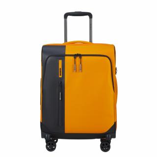 Samsonite Biz2Go TRVL spinner 4-kerekes bővíthető kabin bőrönd 55 x 40 x 20/23 cm, sárga