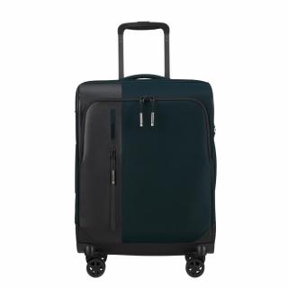 Samsonite Biz2Go TRVL spinner 4-kerekes bővíthető kabin bőrönd 55 x 40 x 20/23 cm, sötétkék