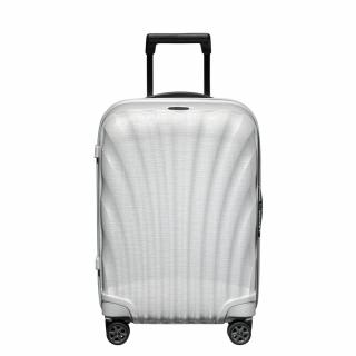 Samsonite C-Lite spinner 4-kerekes keményfedeles kabin bőrönd 55x40x20 cm, fehér