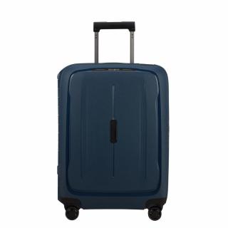 Samsonite Essens spinner 4-kerekes keményfedeles kabin bőrönd 55x40x20cm, sötétkék
