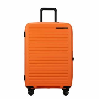 Samsonite Restackd spinner 4-kerekes keményfedeles bővíthető bőrönd 68 x 46 x 26/29 cm, narancssárga