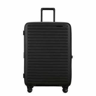 Samsonite Restackd spinner 4-kerekes keményfedeles bővíthető bőrönd 75 x 51 x 29/32 cm , fekete