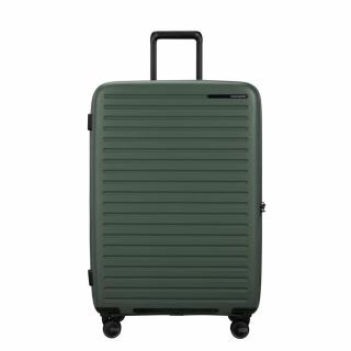 Samsonite Restackd spinner 4-kerekes keményfedeles bővíthető bőrönd 75 x 51 x 29/32 cm , khaki