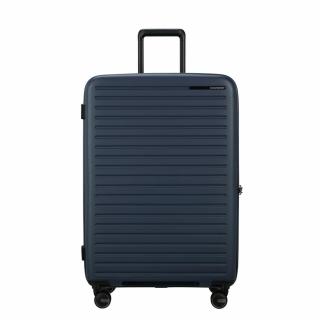 Samsonite Restackd spinner 4-kerekes keményfedeles bővíthető bőrönd 75 x 51 x 29/32 cm , sötétkék