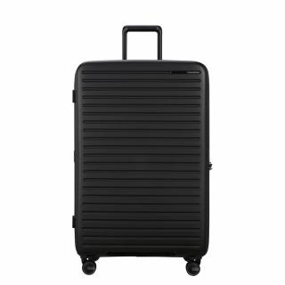 Samsonite Restackd spinner 4-kerekes keményfedeles bővíthető extra nagy bőrönd 81 x 54 x 31/34 cm, fekete
