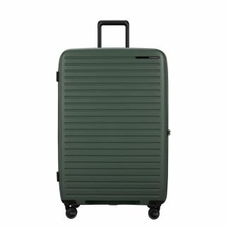 Samsonite Restackd spinner 4-kerekes keményfedeles bővíthető extra nagy bőrönd 81 x 54 x 31/34 cm, khaki