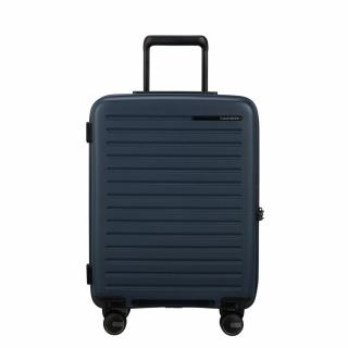 Samsonite Restackd spinner 4-kerekes keményfedeles bővíthető kabin bőrönd 55 x 40 x 20/23 cm, sötétkék