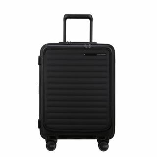 Samsonite Restackd spinner 4-kerekes keményfedeles bővíthető kabin bőrönd 55 x 40 x 23/26 cm, fekete