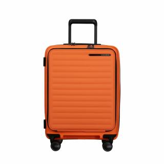 Samsonite Restackd spinner 4-kerekes keményfedeles bővíthető kabin bőrönd 55 x 40 x 23/26 cm, narancs