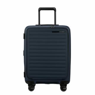 Samsonite Restackd spinner 4-kerekes keményfedeles bővíthető kabin bőrönd 55 x 40 x 23/26 cm, sötétkék
