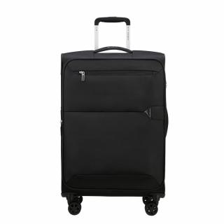 Samsonite Urbify spinner 4-kerekes bővíthető bőrönd 68 x 43 x 27/31 cm, fekete