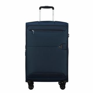 Samsonite Urbify spinner 4-kerekes bővíthető bőrönd 68 x 43 x 27/31 cm, sötétkék