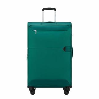 Samsonite Urbify spinner 4-kerekes bővíthető bőrönd 78 x 48 x 30/34 cm, zöld