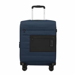 Samsonite Vaycay spinner 4-kerekes bővíthető kabin bőrönd 55 x 40 x 23/26 cm, sötétkék