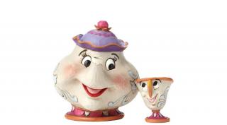 Anyai szeretet – Mrs. Potts és Csészi figura - 11 cm