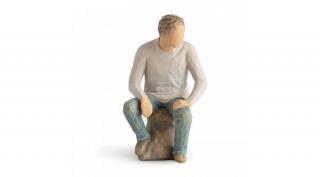 Az én emberem -  Willow tree figura - 16 cm