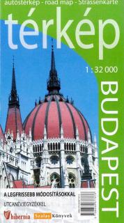 Budapest autóstérkép  1:32000