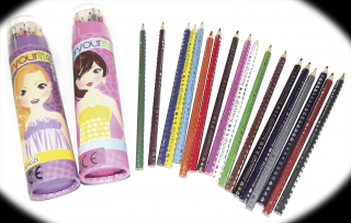 Princess TOP - 18 db színes ceruza - hengeres