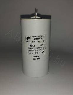 Kondenzátor  55 µF  (Üzemi)