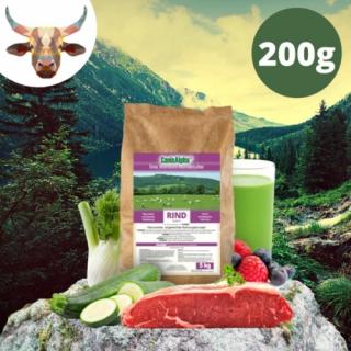 CanisAlpha Wolfskonzept hidegen sajtolt monoprotein száraztáp kutyáknak 200 g - MARHA