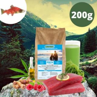 CanisAlpha Wolfskonzept hidegen sajtolt monoprotein száraztáp kutyáknak 200 g - TENGERI HALFILÉ