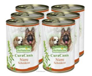 CuraCanis® 100% természetes kutyaeledel Vese problémákkal küzdő kutyáknak  6 x 400 g, PerNaturam