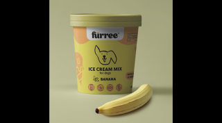 Fürree fagyipor kutyáknak kollagénnel - BANÁN