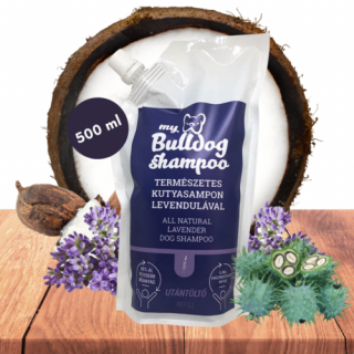 My Bulldog Természetes Kutyasampon - bio levendulával Utántöltő - 500ml