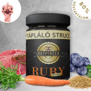 Strucchús menü főtt kutyaeledel 80% hústartalommal 300 g, Petpincér Ruby Extra